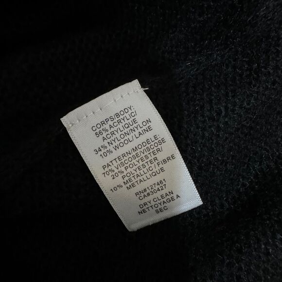 Rare wild fox white label laurel leaf sheer sweater with flaws - Picture 10 of 10